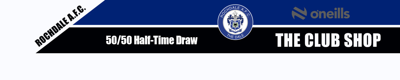 50 50 Half Time Draw on Rochdale Association Football Club