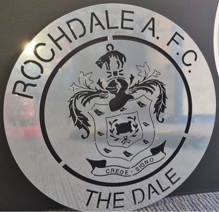 LARGE METAL CLUB CREST - Souvenirs | Rochdale Association Football Club